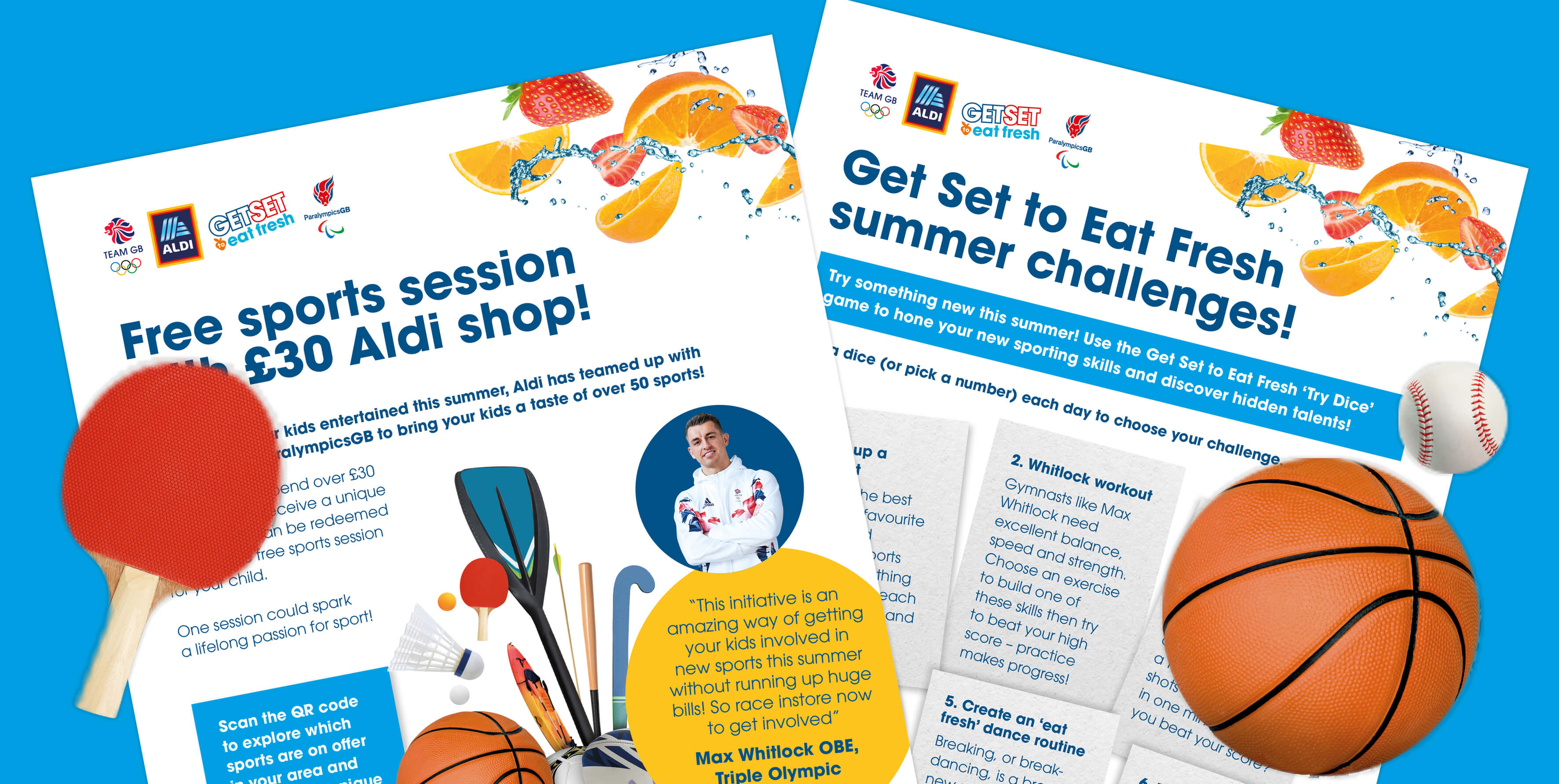 Get a Taste for Sport Summer Challenges Leaflet